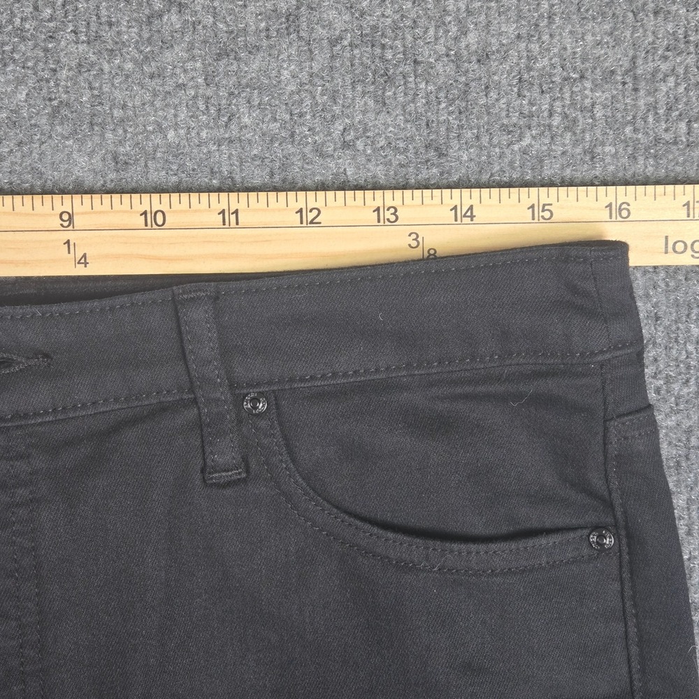 Chico's Jeans Womens 8R So Slimming Girlfriend Straight Leg Black Stretch Denim - Picture 10 of 14